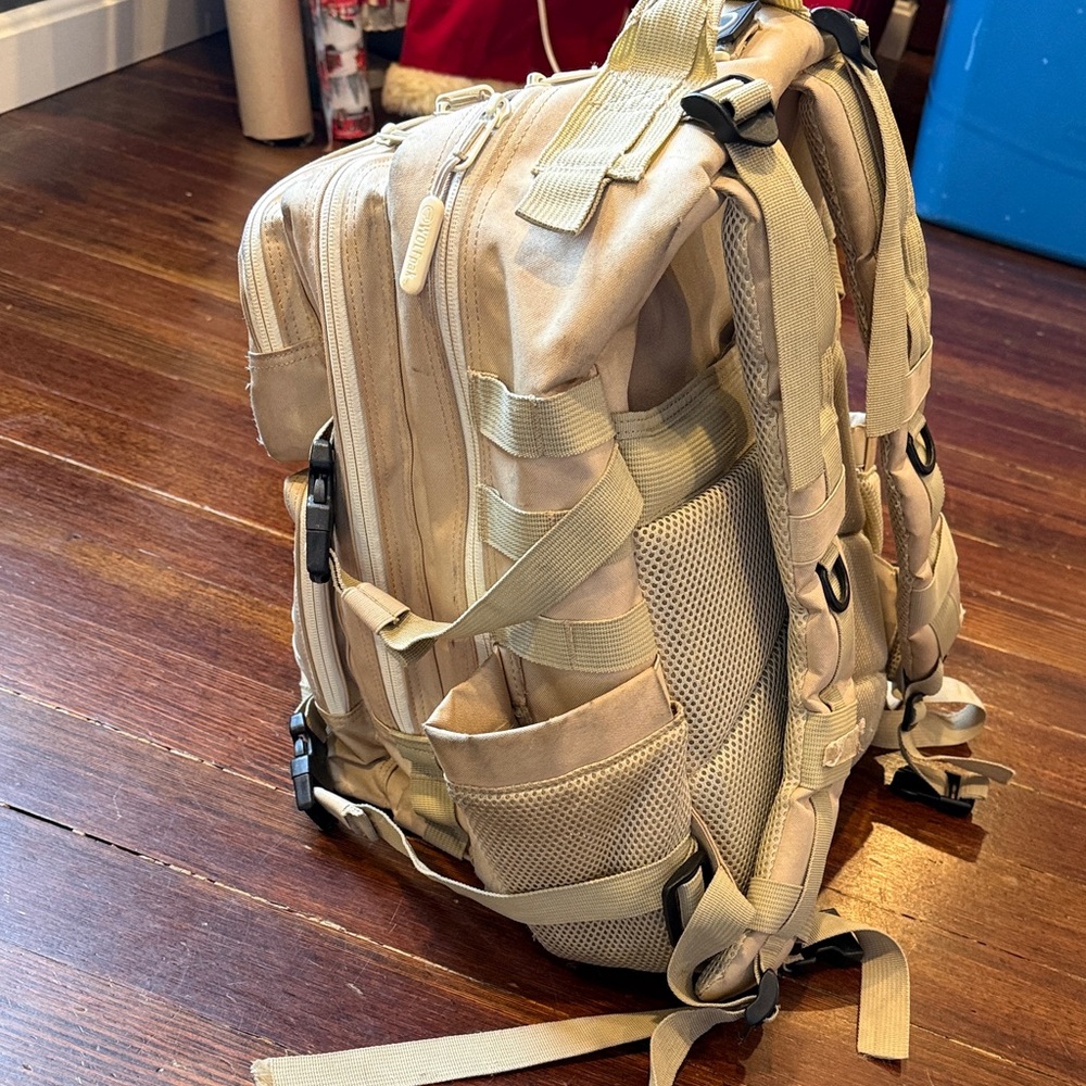 MOLLE Tactical Backpack in Tan - Picture 5 of 5